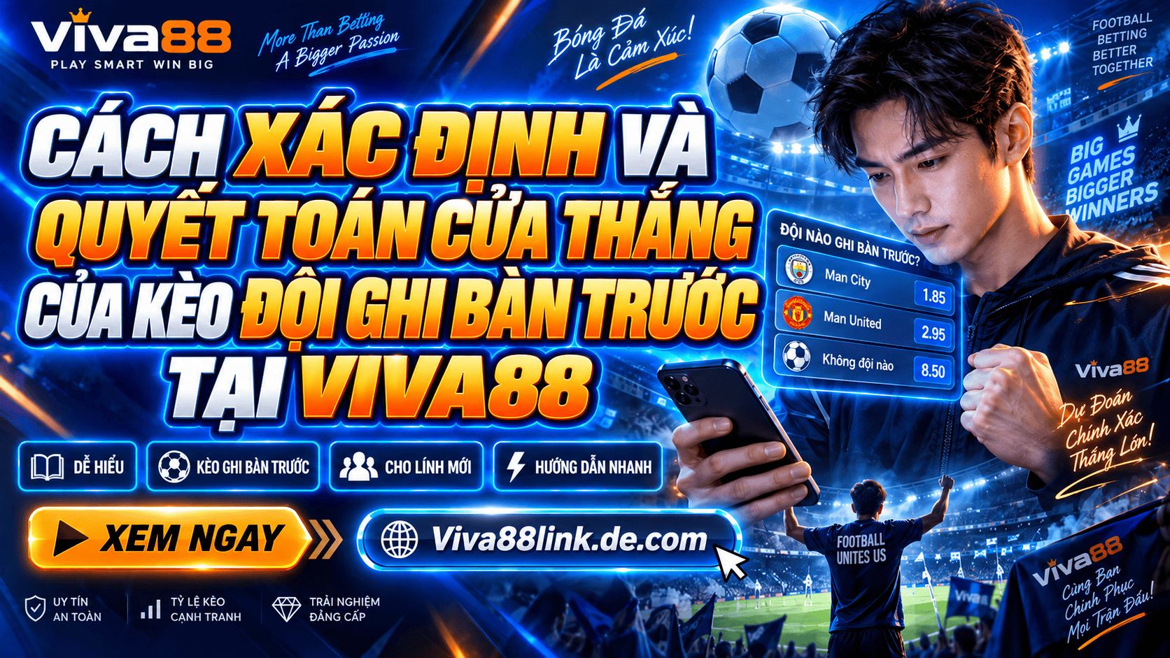 Cách xác định và quyết toán cửa thắng của kèo đội ghi bàn trước tại Viva88 Cách xác định và quyết toán cửa thắng của kèo đội ghi bàn trước tại Viva88